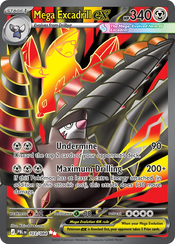 Mega Excadrill ex 103/084 Ultra rare