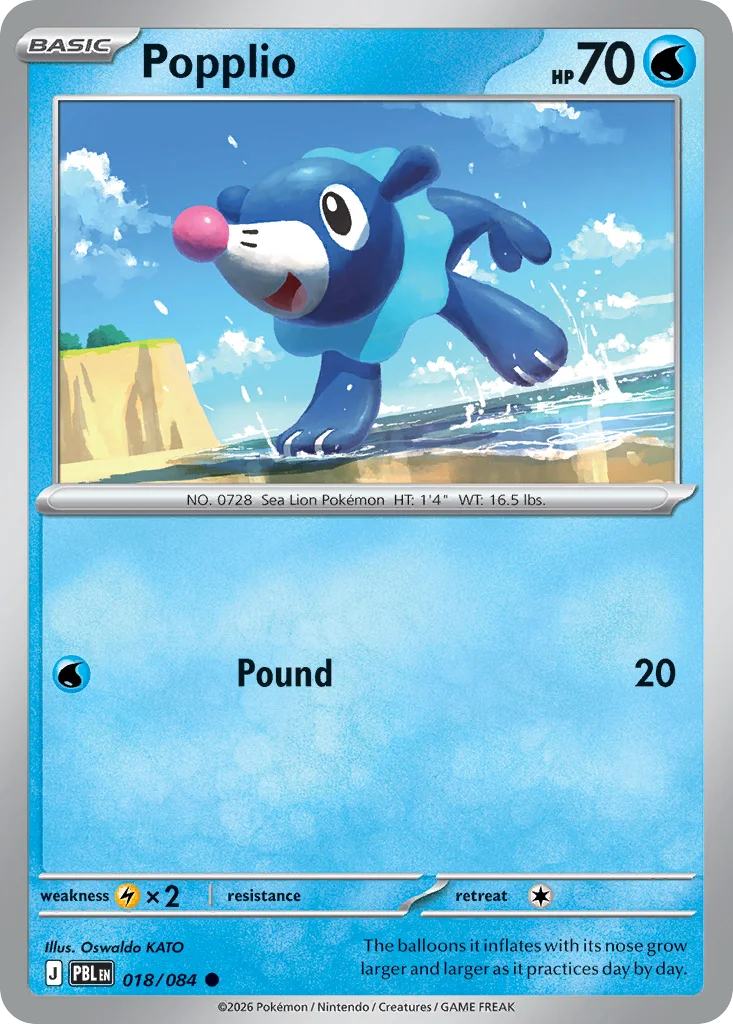 Popplio 018/084 Common