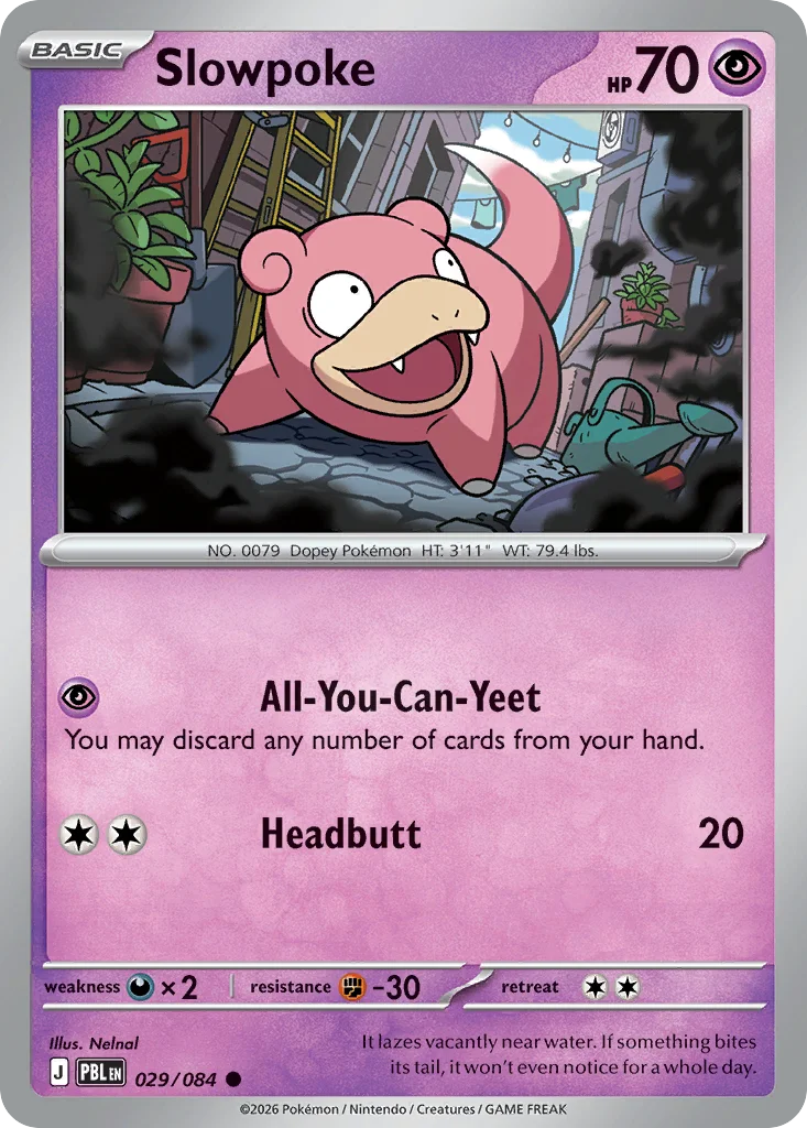 Slowpoke 029/084 Common