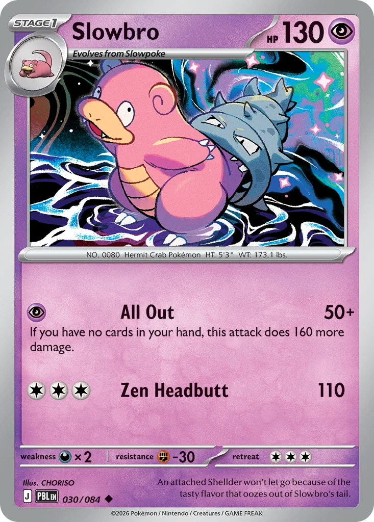 Slowbro 030/084 Uncommon