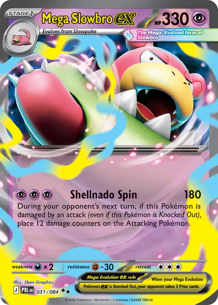 Mega Slowbro ex 031/084 Double rare