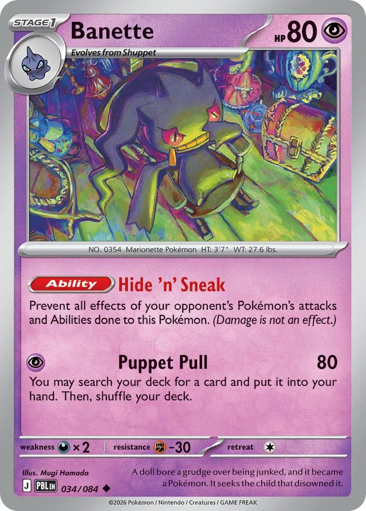 Banette 034/084 Uncommon