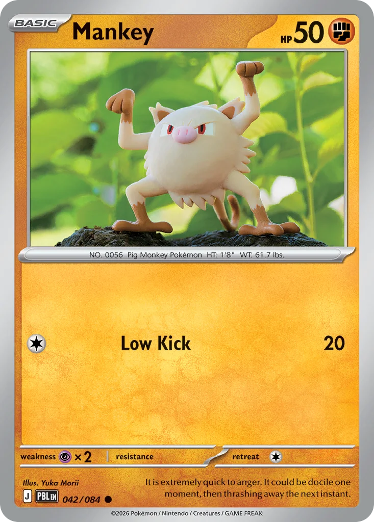Mankey 042/084 Common