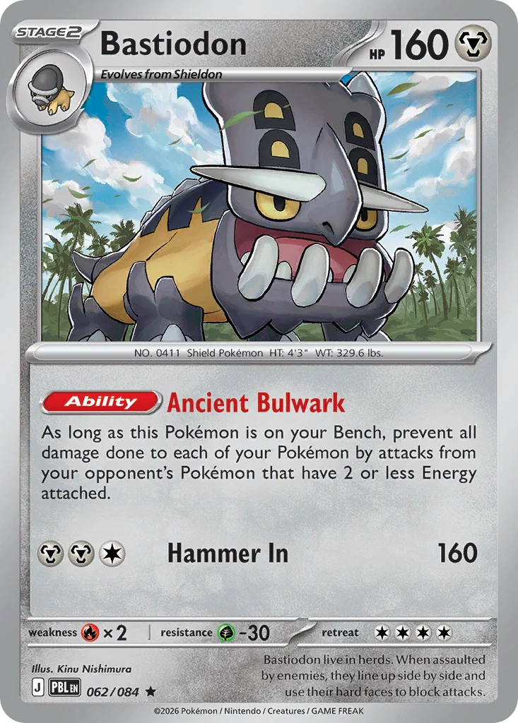 Bastiodon 062/084 Rare