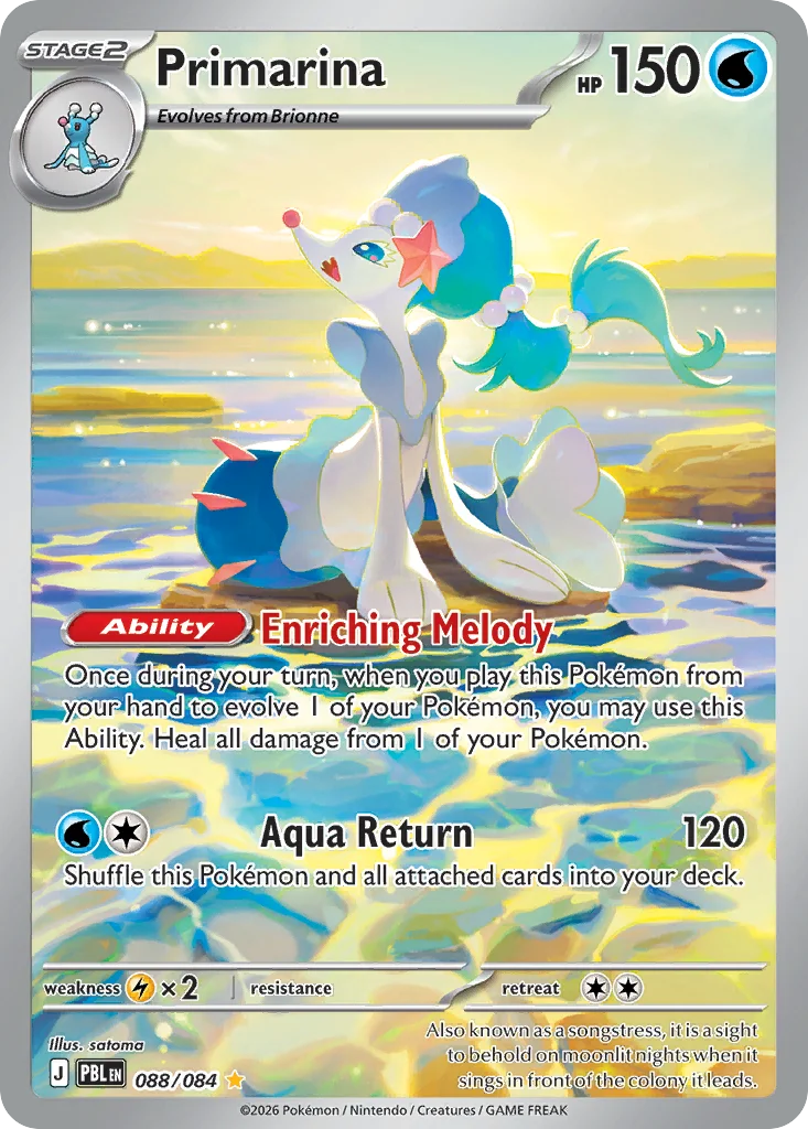 Primarina 088/084 Illustration rare