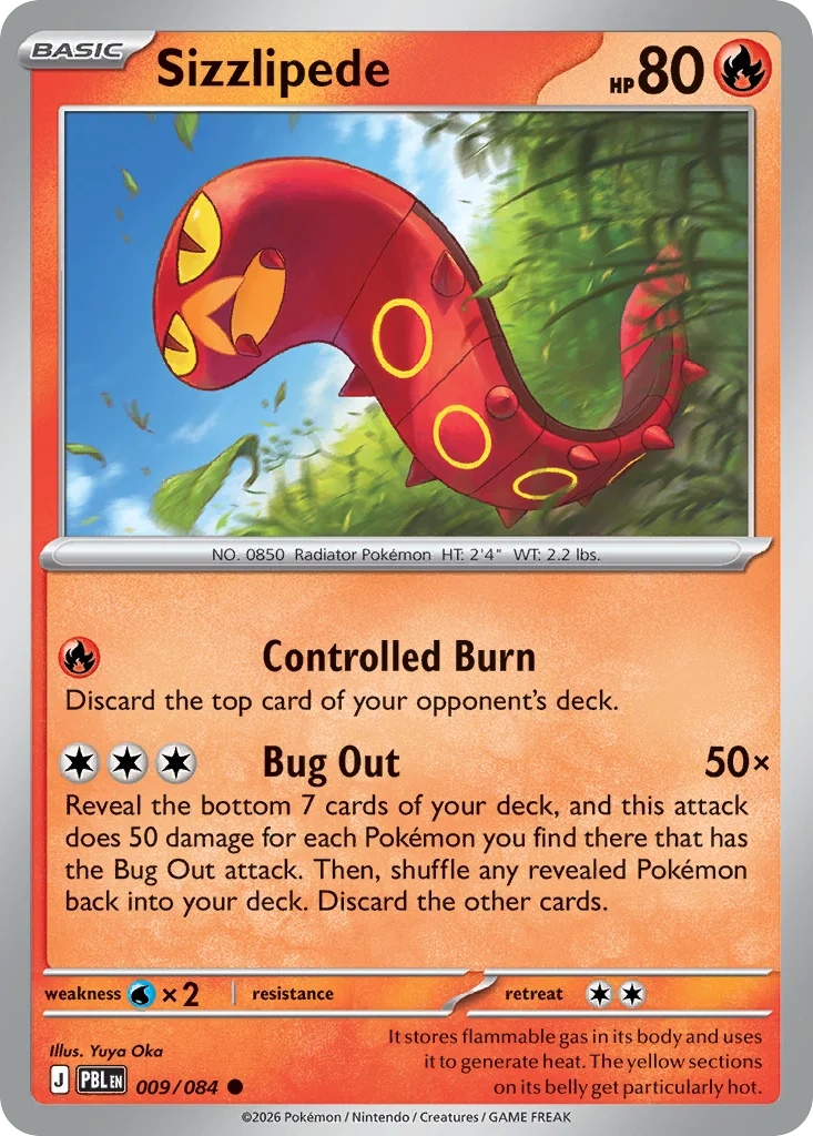 Sizzlipede 009/084 Common
