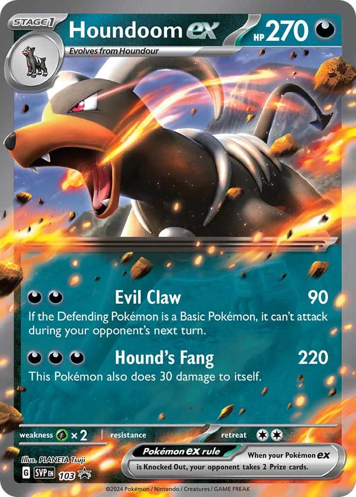Houndoom ex 103/088 Promo