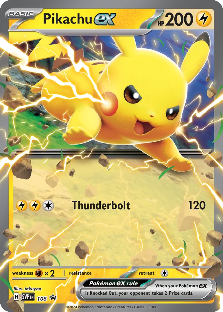 Pikachu ex 106/088 Promo