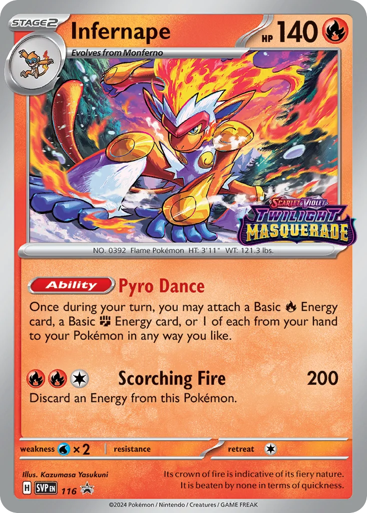 Infernape 116/088 Promo