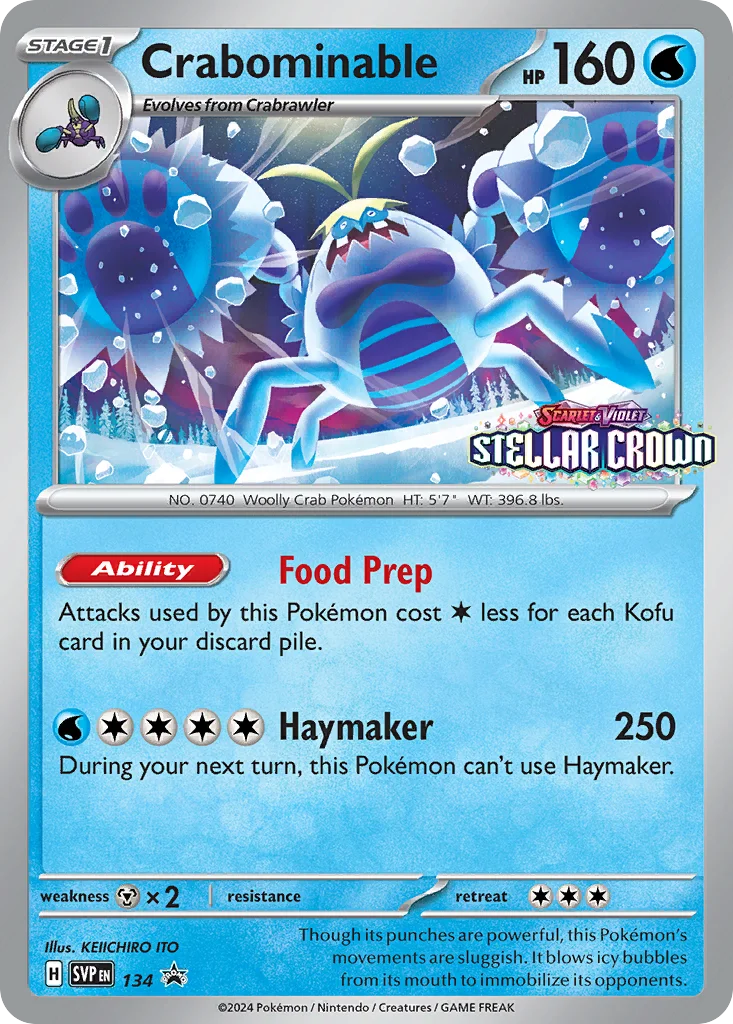 Crabominable 134/088 Promo