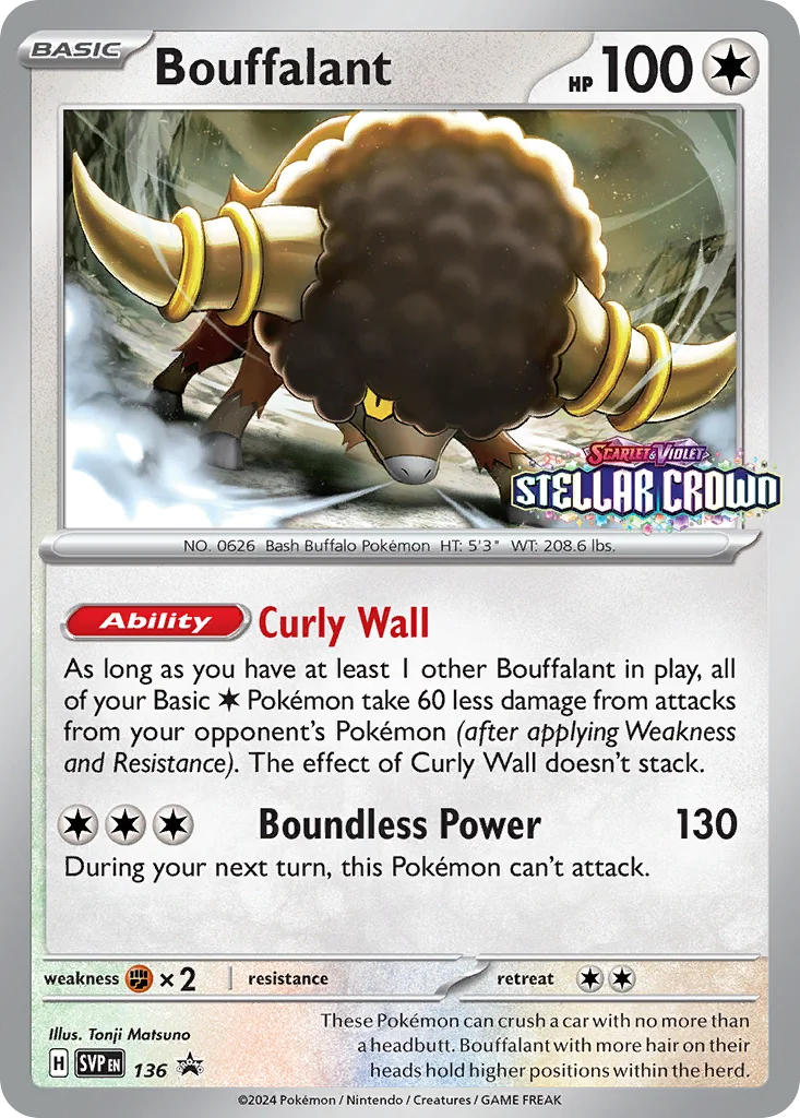 Bouffalant 136/088 Promo