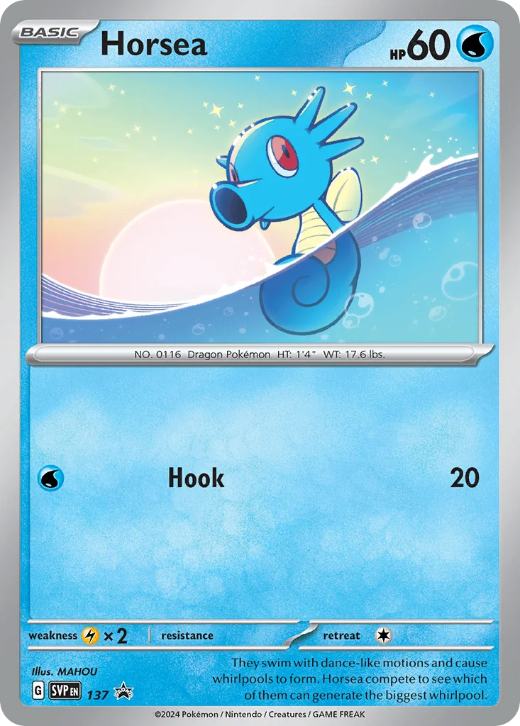 Horsea 137/088 Promo