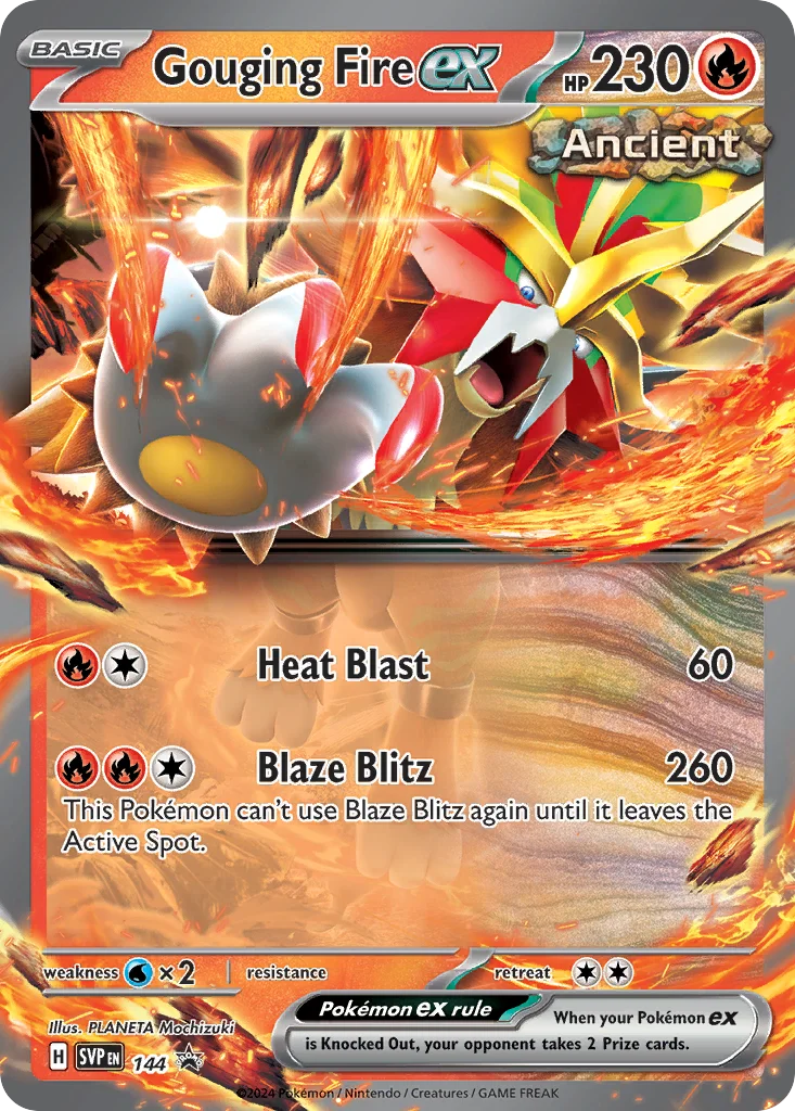 Gouging Fire ex 144/088 Promo