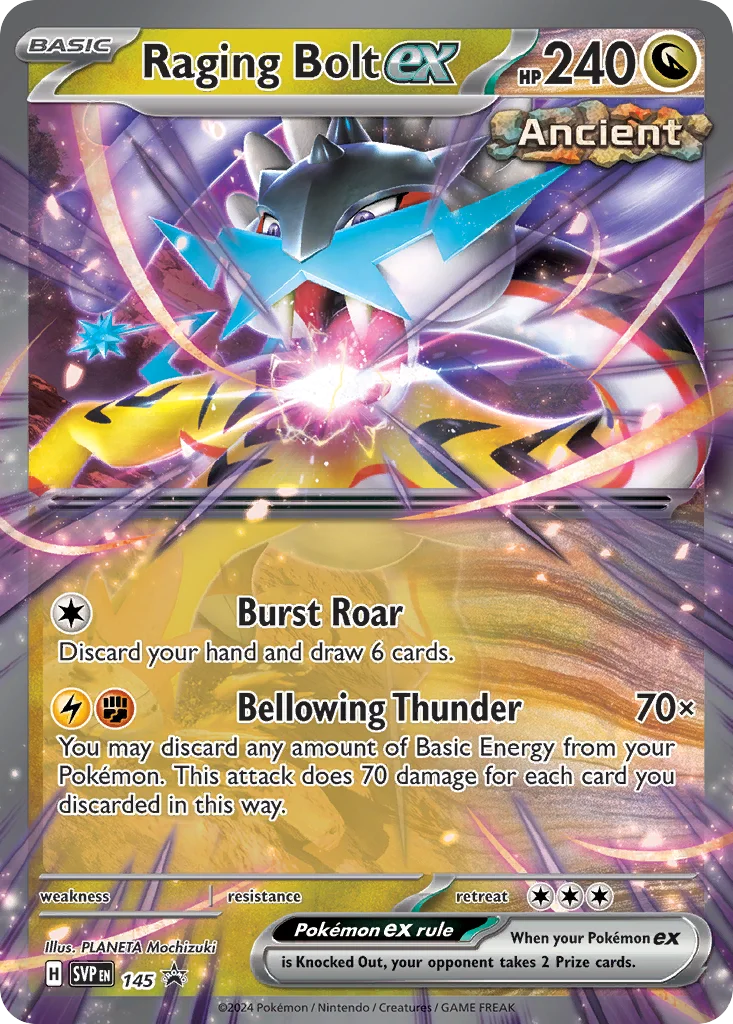 svp-145 Raging Bolt ex 145/088 Promo