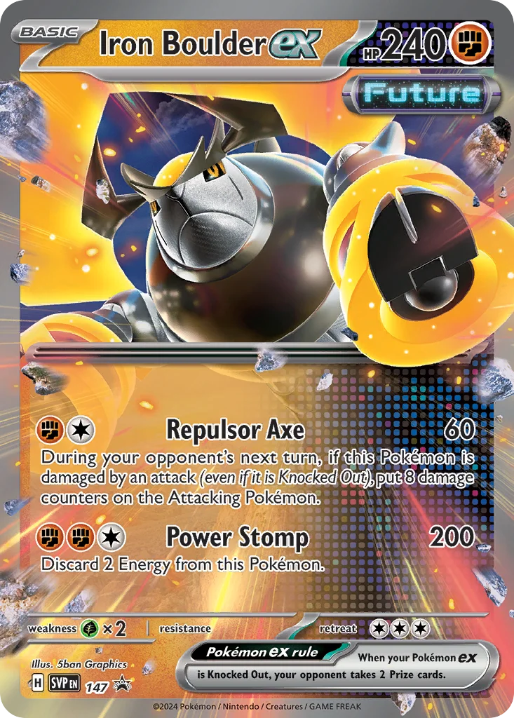 svp-147 Iron Boulder ex 147/088 Promo