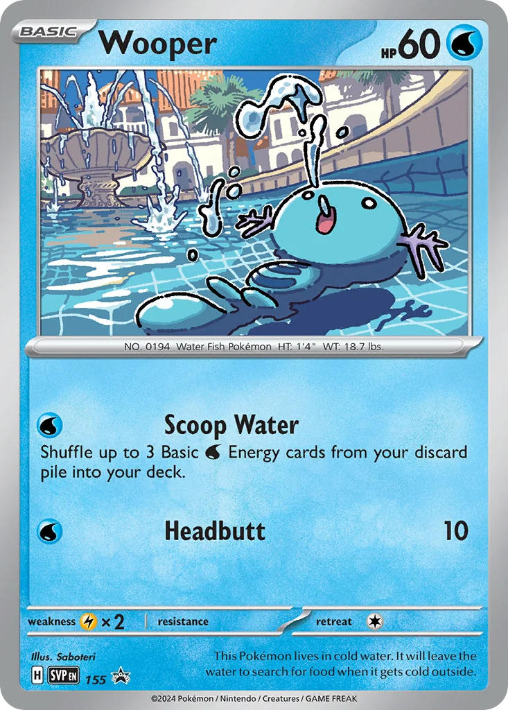 svp-155 Wooper 155/088 Promo