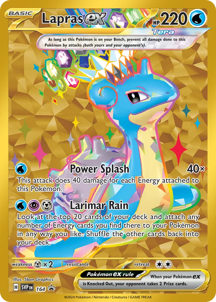svp-164 Lapras ex 164/088 Promo