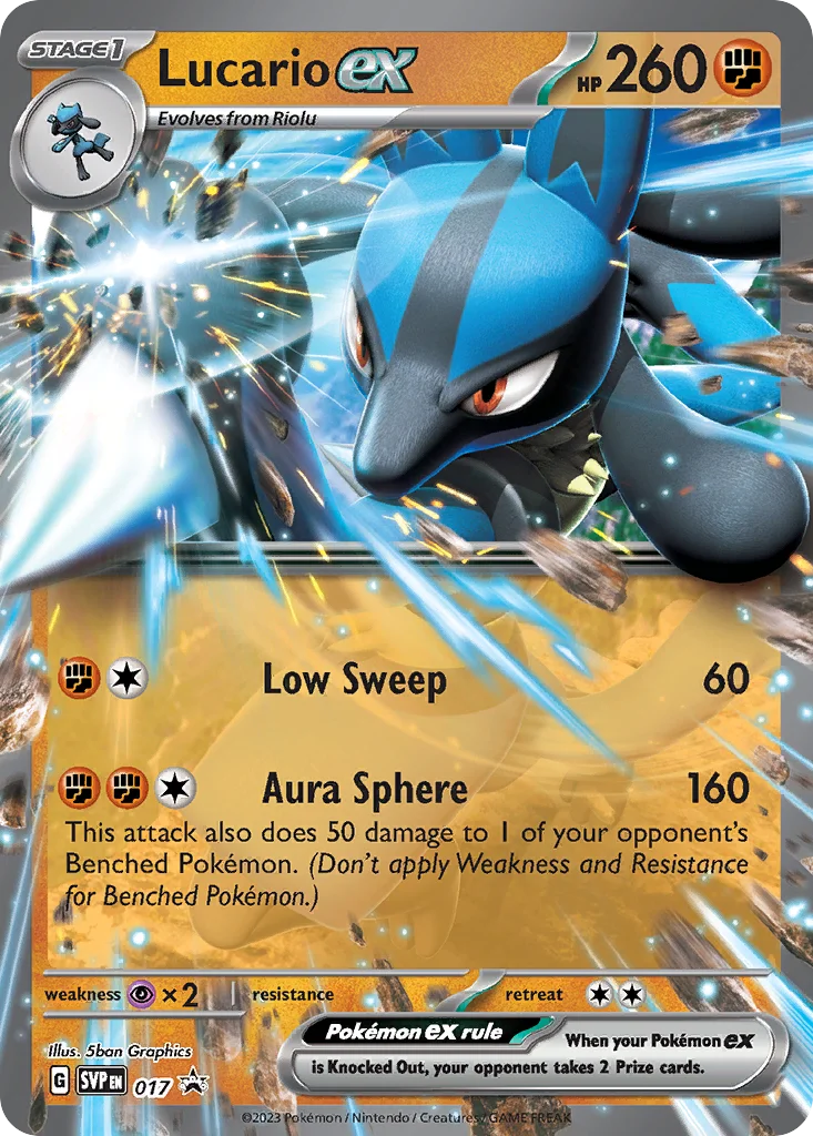 Lucario ex 017/088 Promo