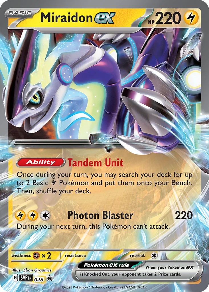 Miraidon ex SVP028 Promo