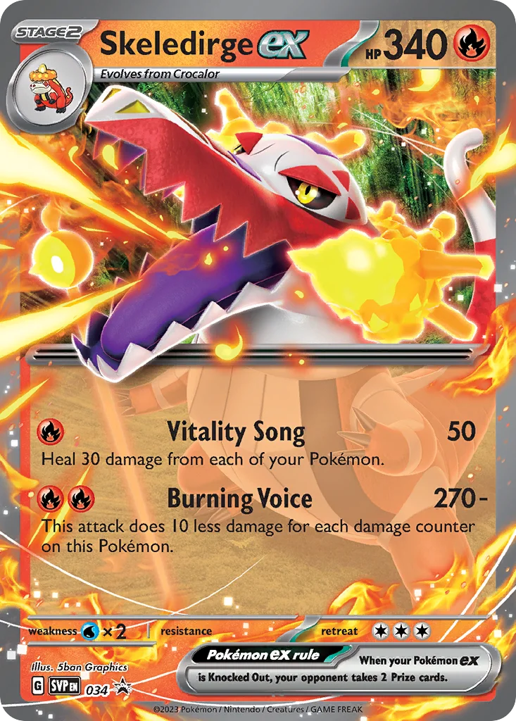 Skeledirge ex 034/088 Promo