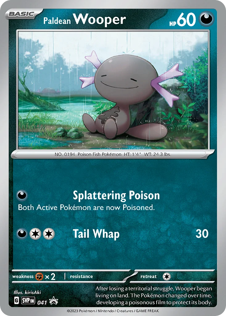 Paldean Wooper 041/088 Promo