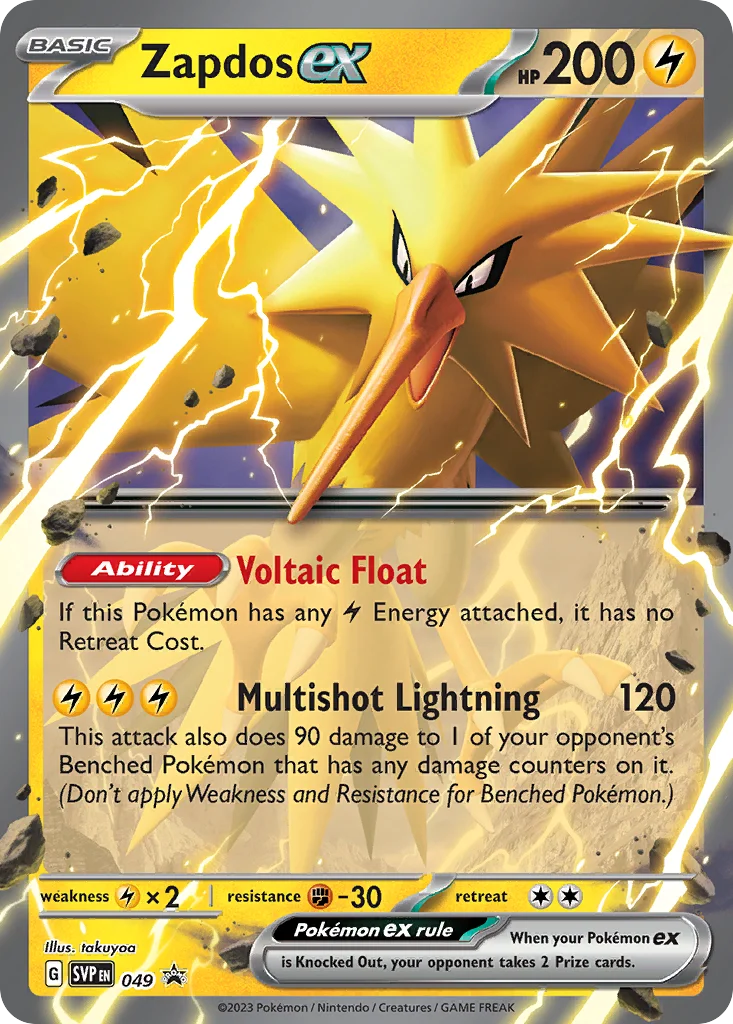 Zapdos ex 049/088 Promo