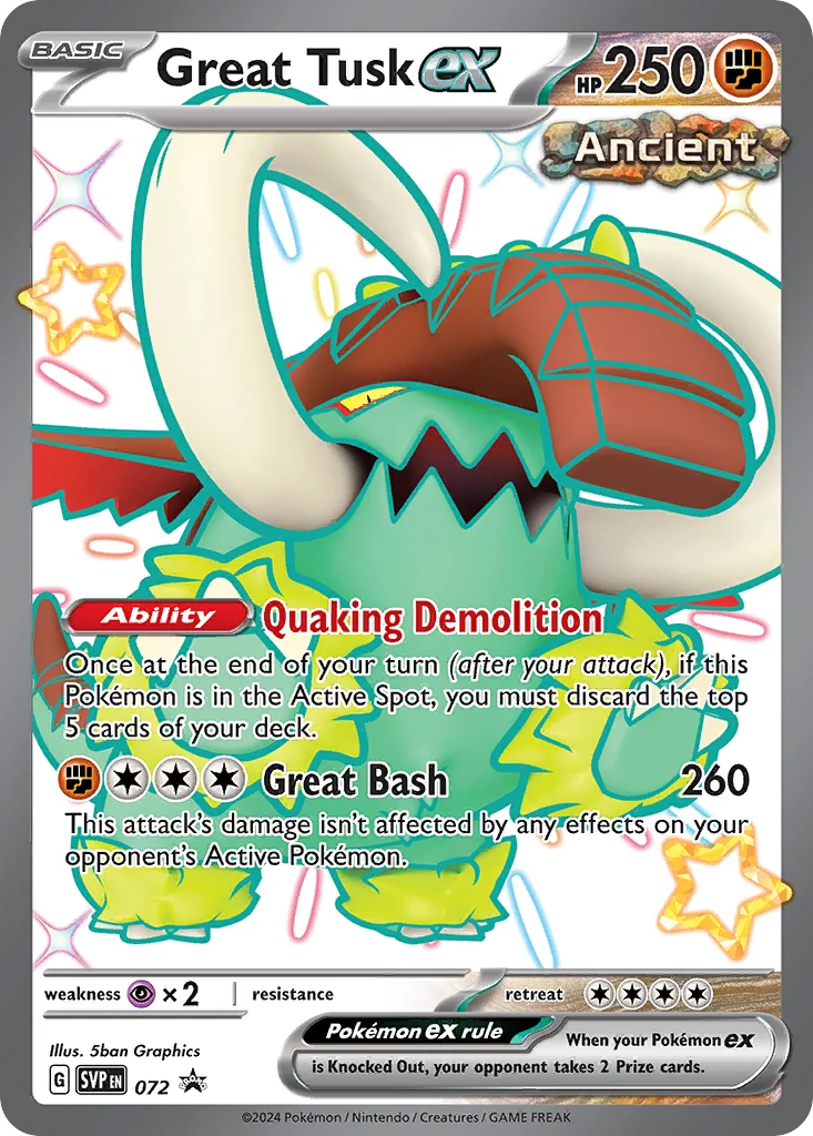 Great Tusk ex SVP072 Promo