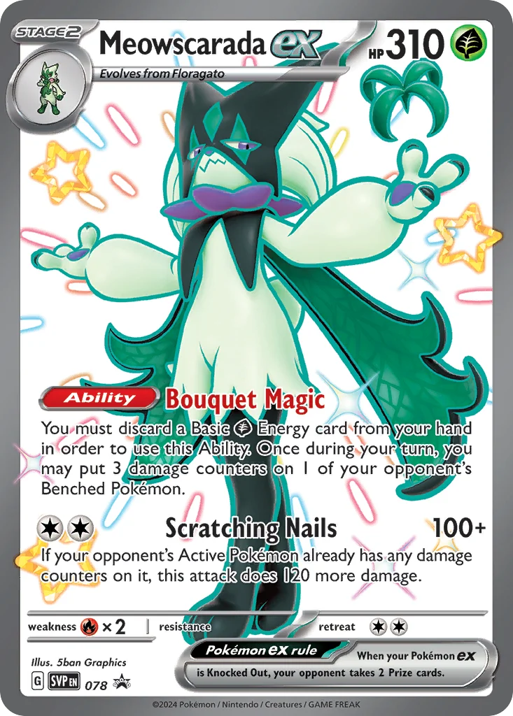 Meowscarada ex 078/088 Promo