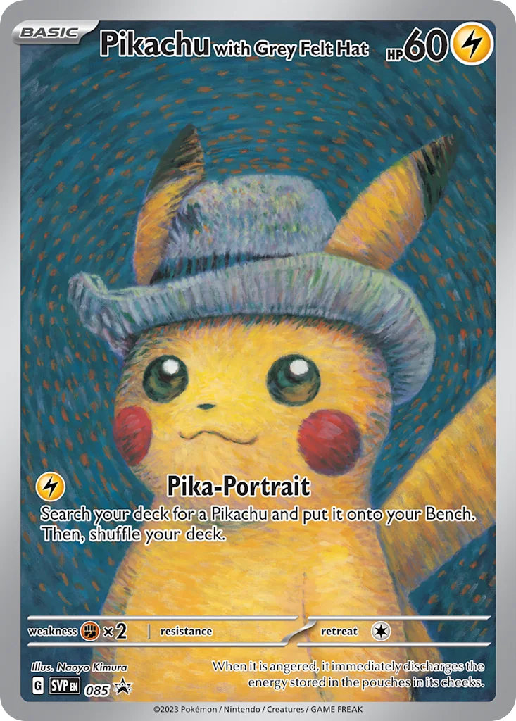 Pikachu with Grey Felt Hat 085/088 Promo