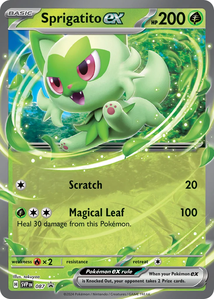 Sprigatito ex 087/088 Promo
