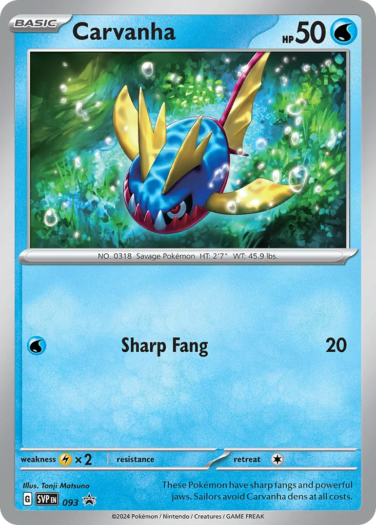 Carvanha 093/088 Promo