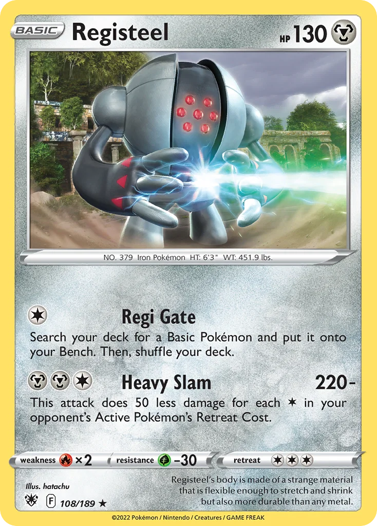 swsh10-108 Registeel 108/189 Rare