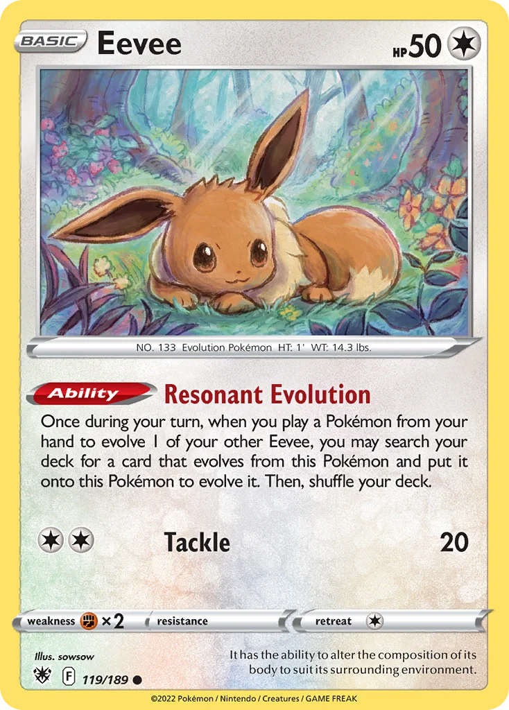 Eevee 119/189 Common