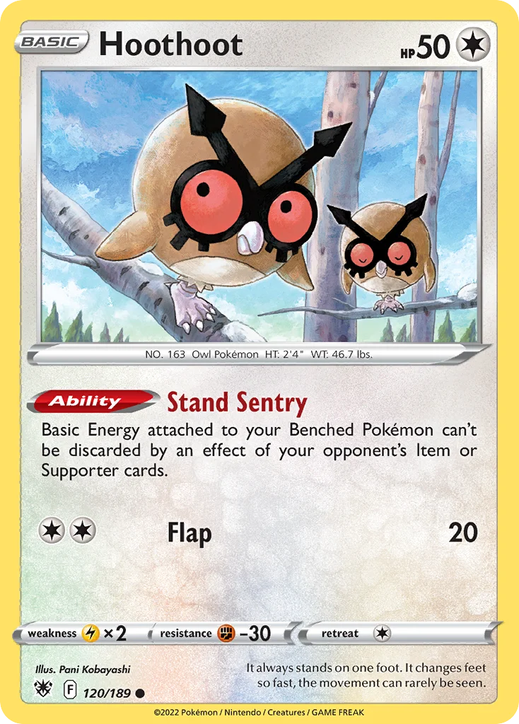 Hoothoot 120/189 Common