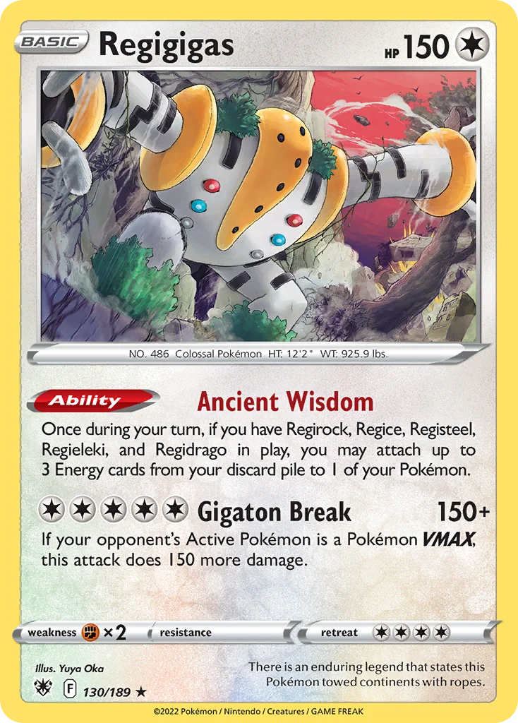 Regigigas 130/189 Rare holo