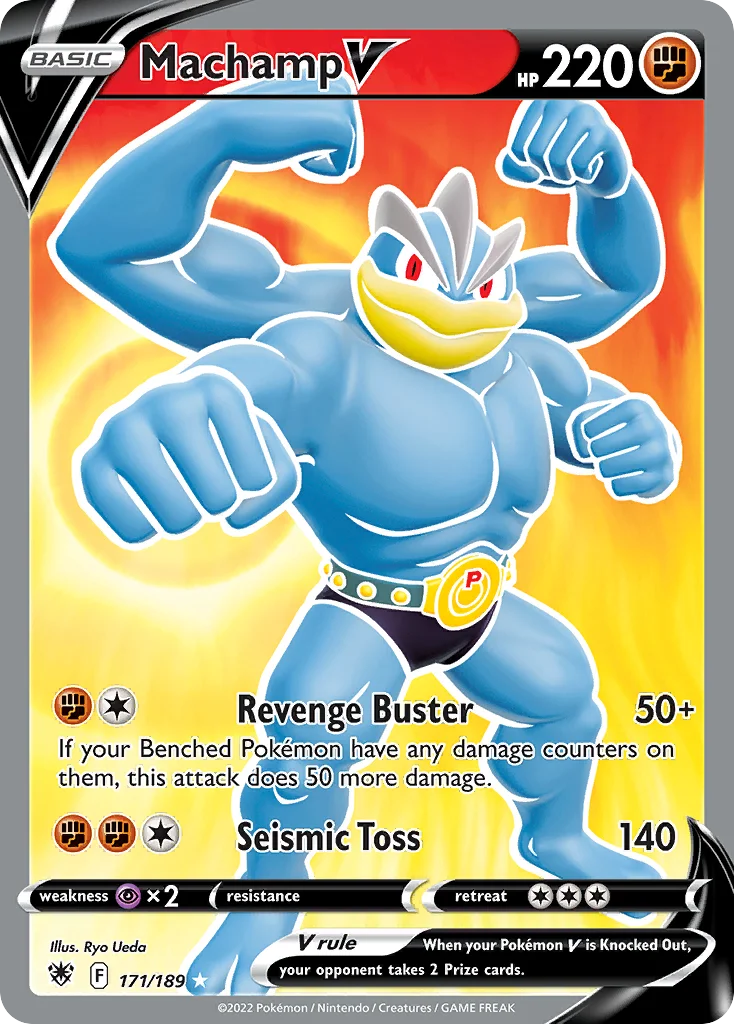 Machamp V 171/189 Rare ultra