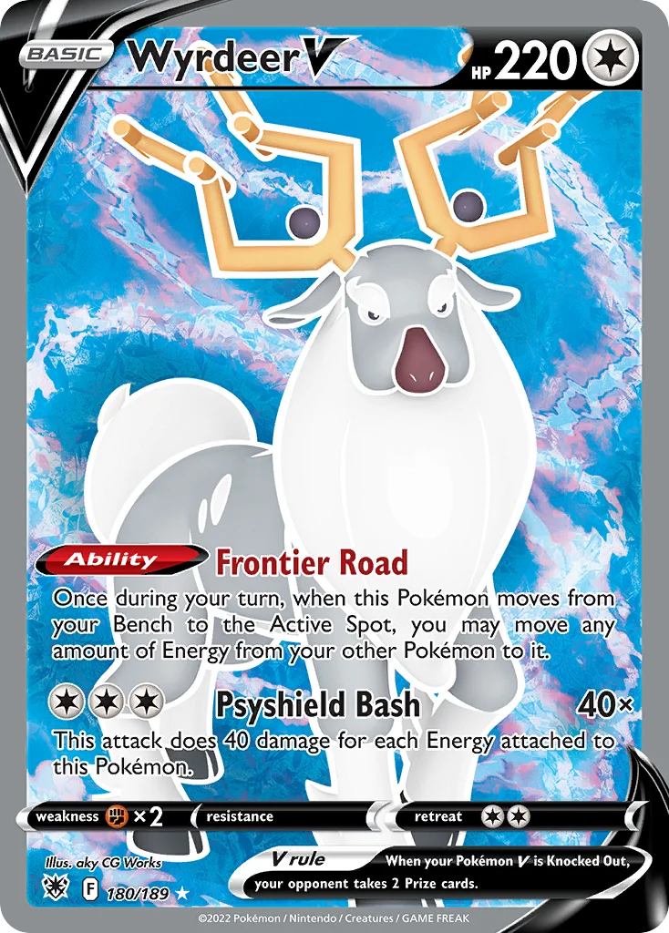 Wyrdeer V 180/189 Rare ultra