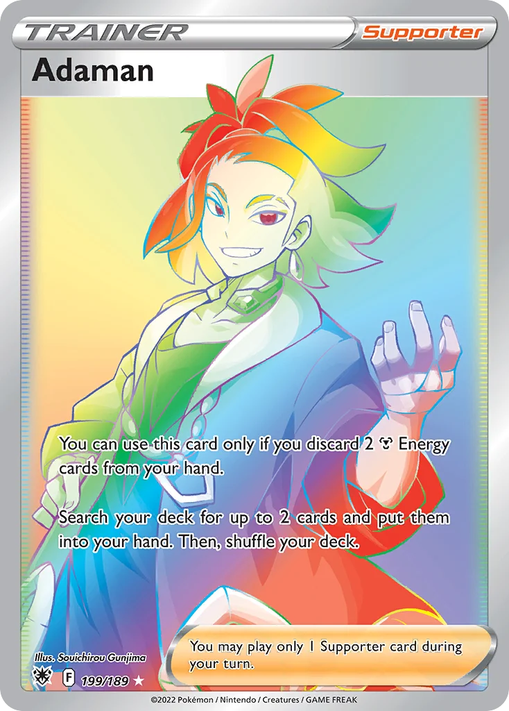 swsh10-199 Adaman 199/189 Rare rainbow