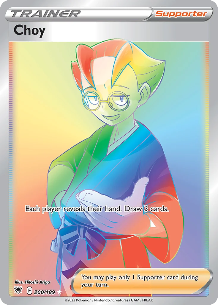 swsh10-200 Choy 200/189 Rare rainbow