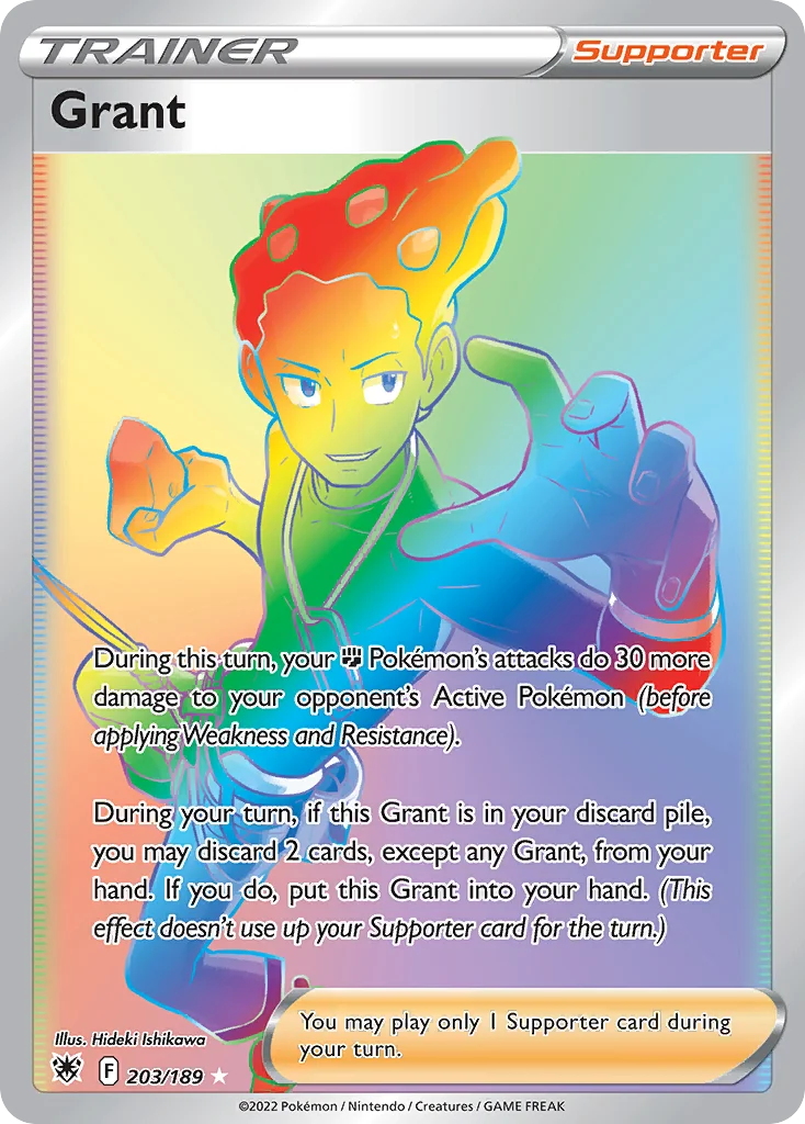 swsh10-203 Grant 203/189 Rare rainbow