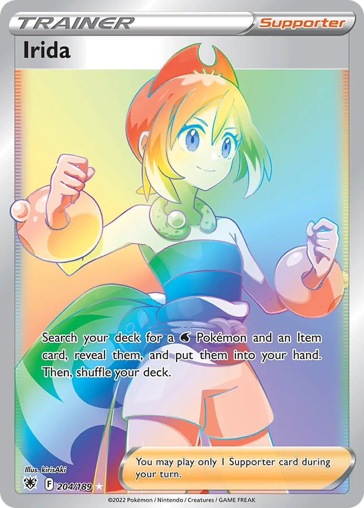 swsh10-204 Irida 204/189 Rare rainbow