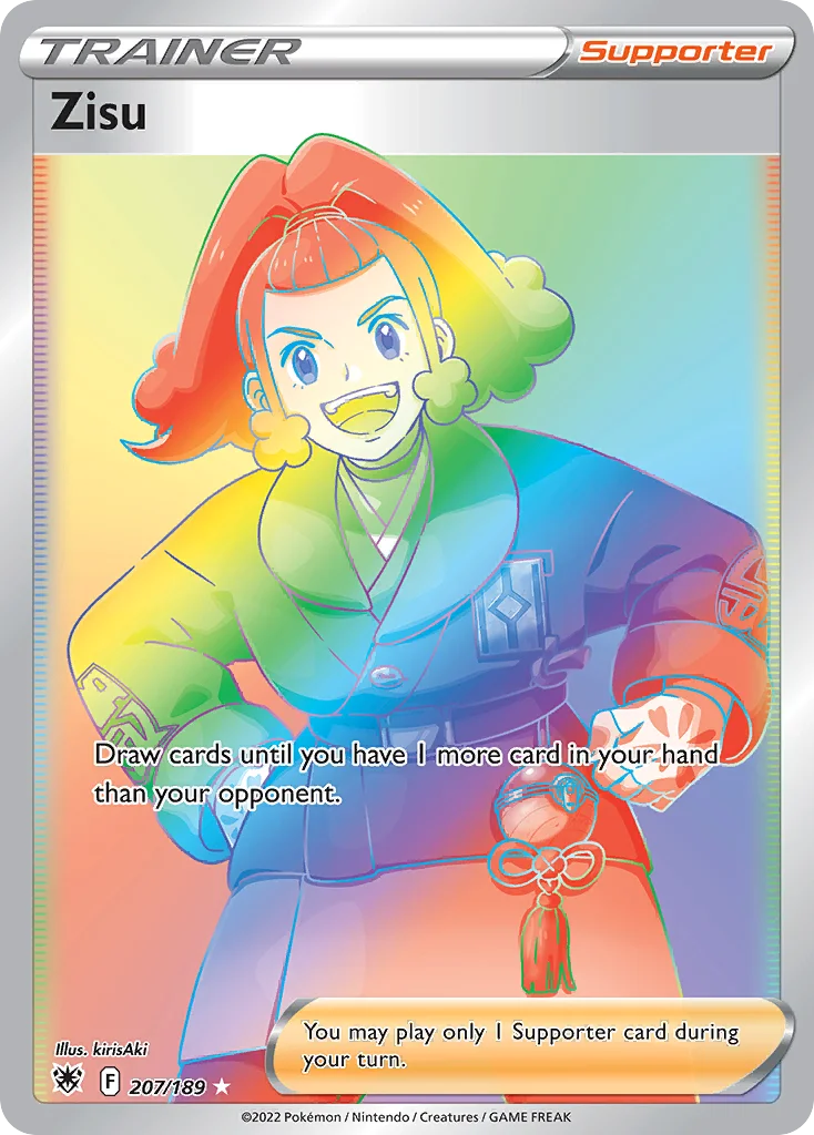 swsh10-207 Zisu 207/189 Rare rainbow