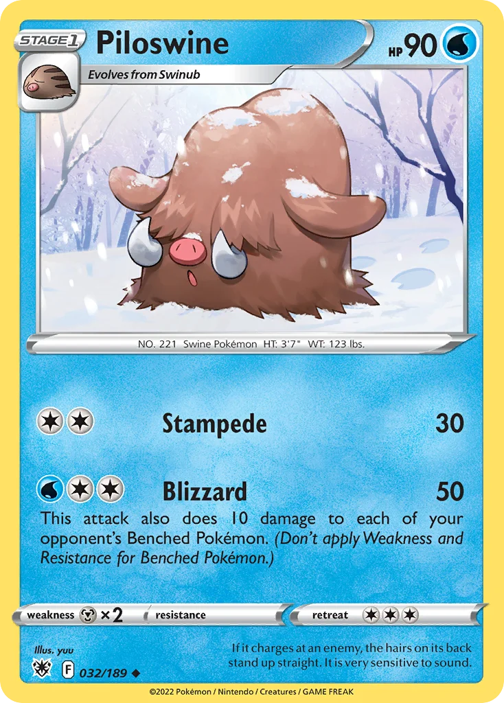 Piloswine 032/189 Uncommon