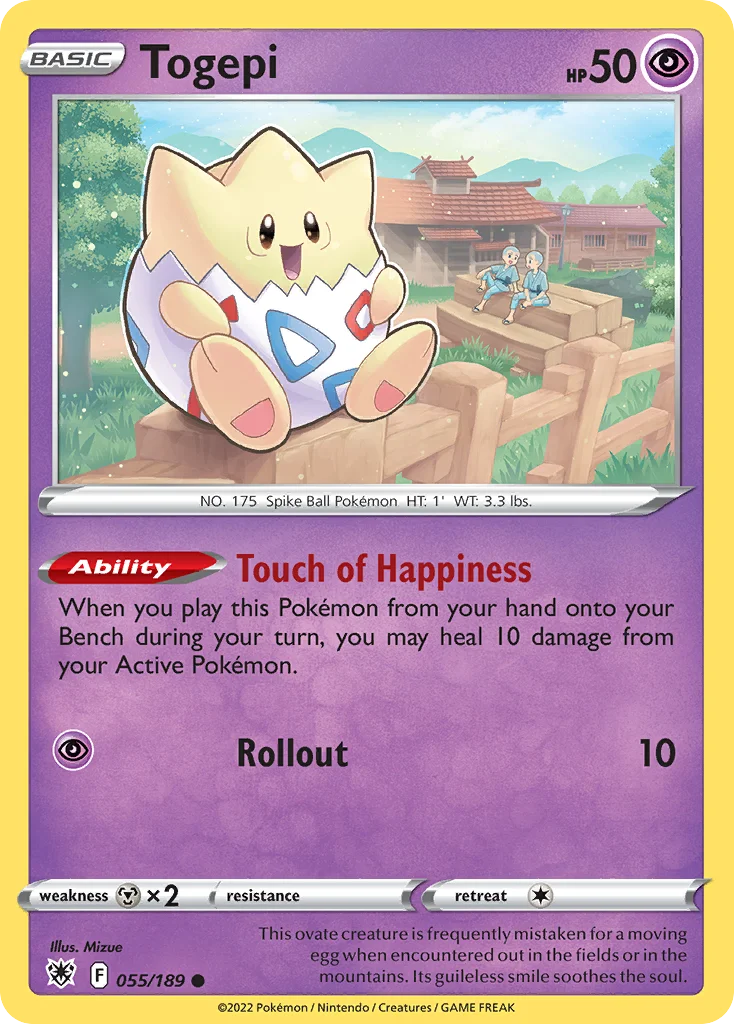 swsh10-55 Togepi 055/189 Common