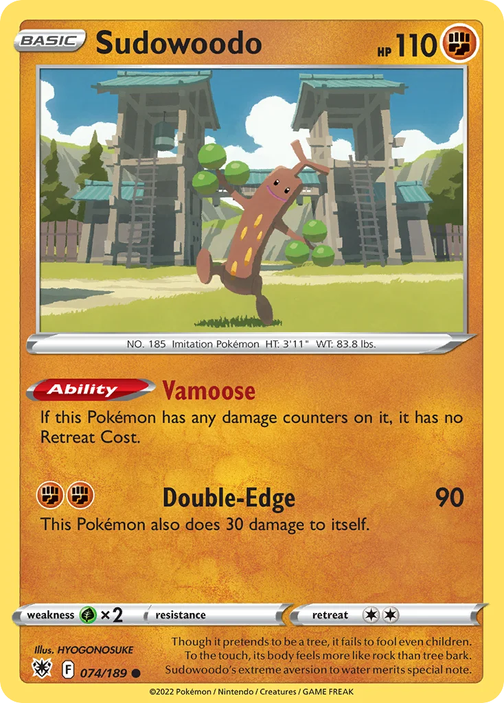 swsh10-74 Sudowoodo 074/189 Common
