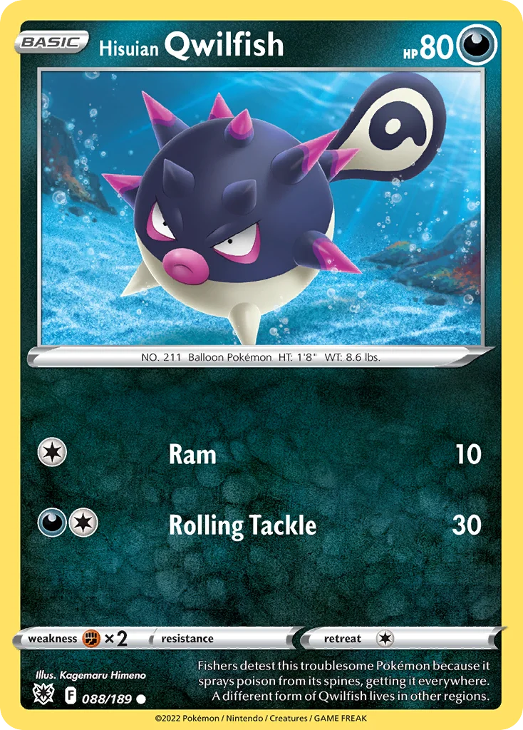 Hisuian Qwilfish 088/189 Common