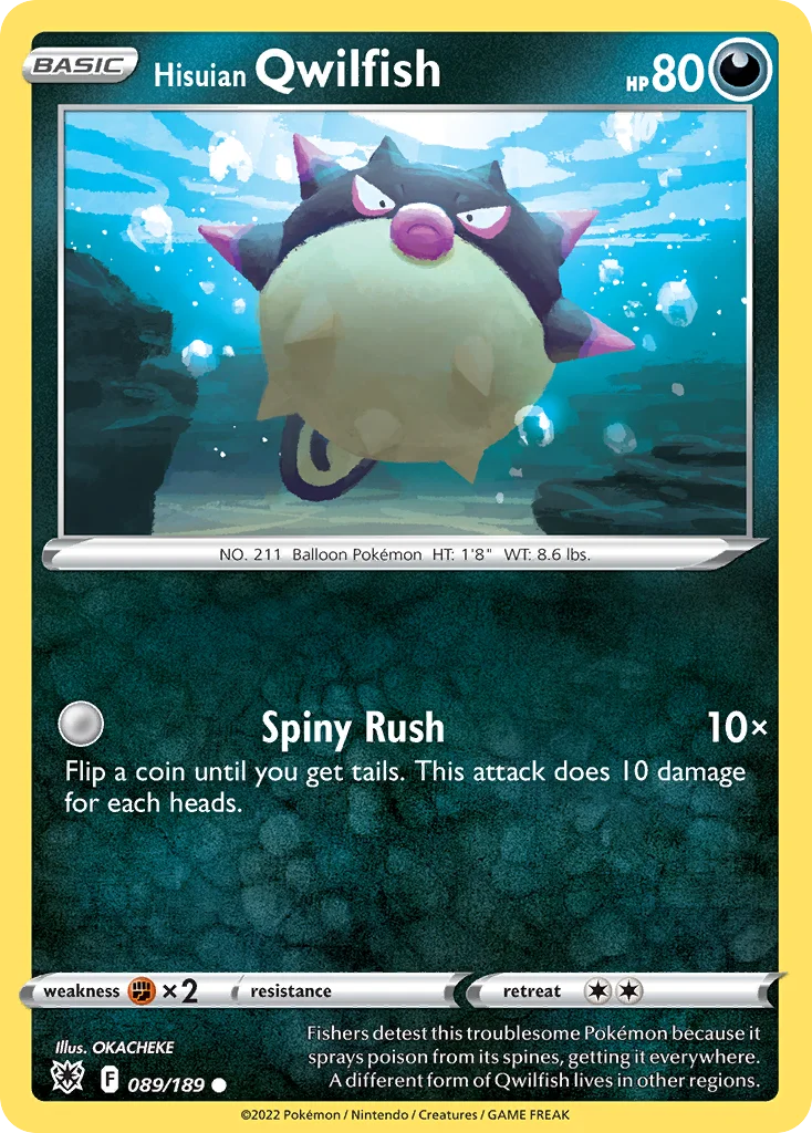 Hisuian Qwilfish 089/189 Common