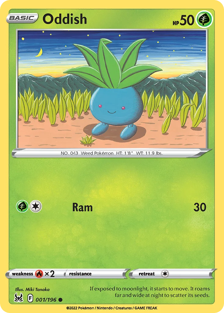 Oddish 001/196 Common