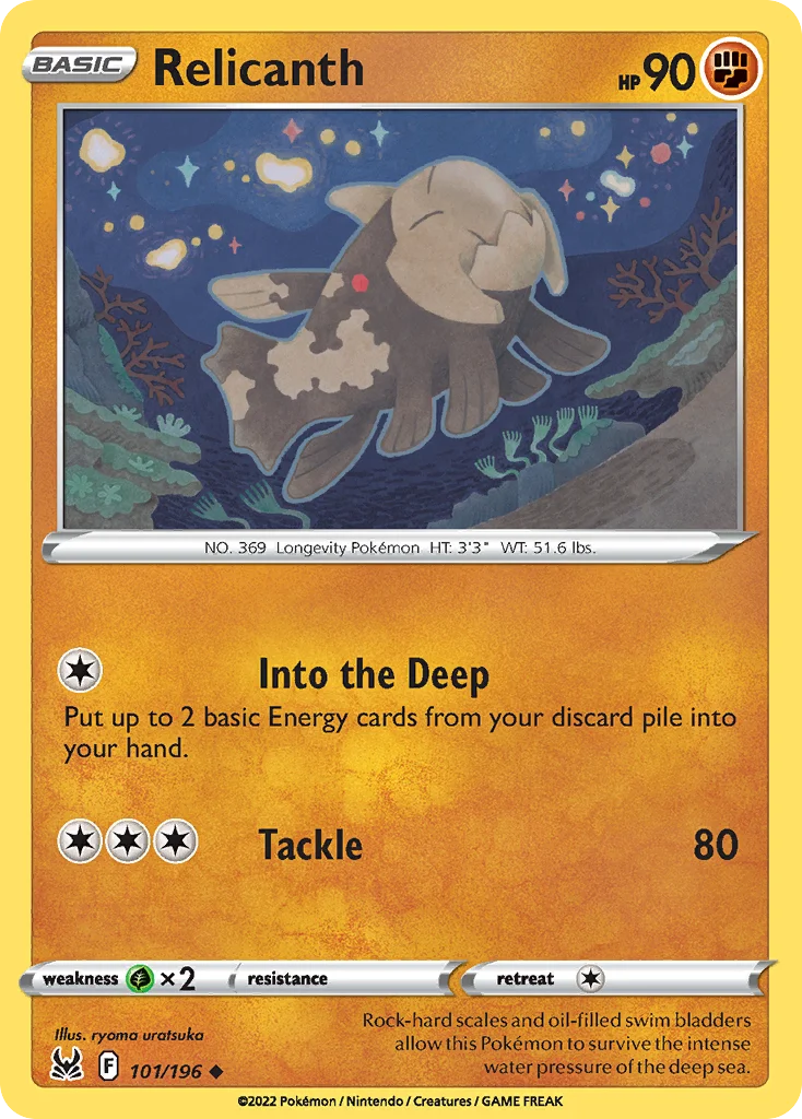 Relicanth 101/196 Uncommon