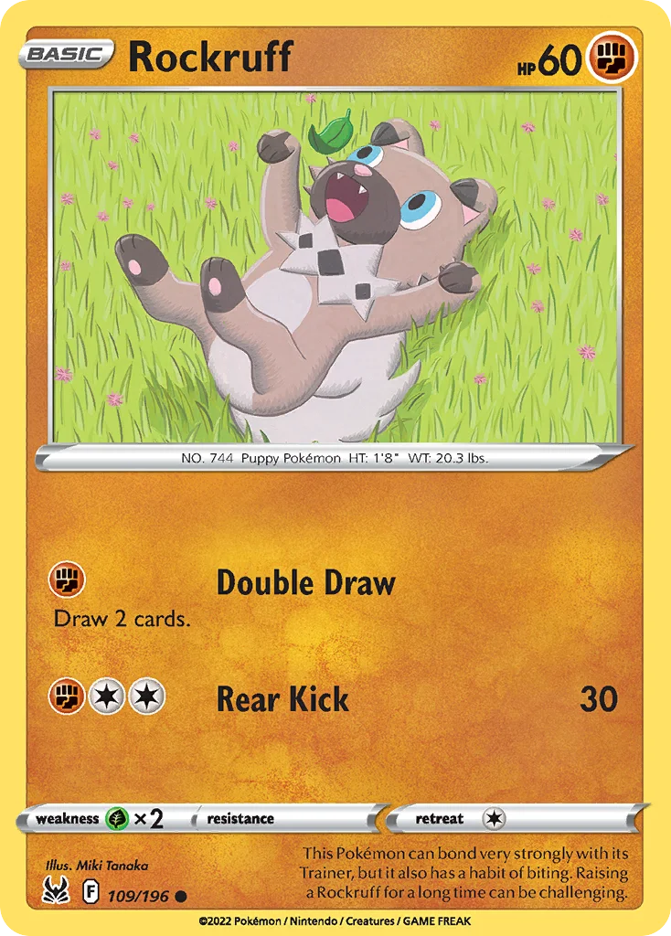 Rockruff 109/196 Common